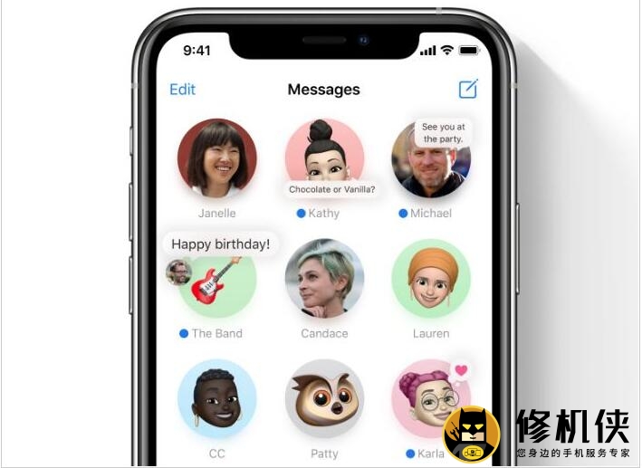 广州iphoneX换内屏价格_iOS14信息应用有什么变化