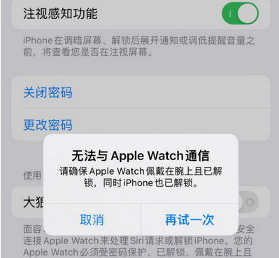 部分 iPhone 13 会出现无法通过 Apple Watch 解锁屏幕的问题